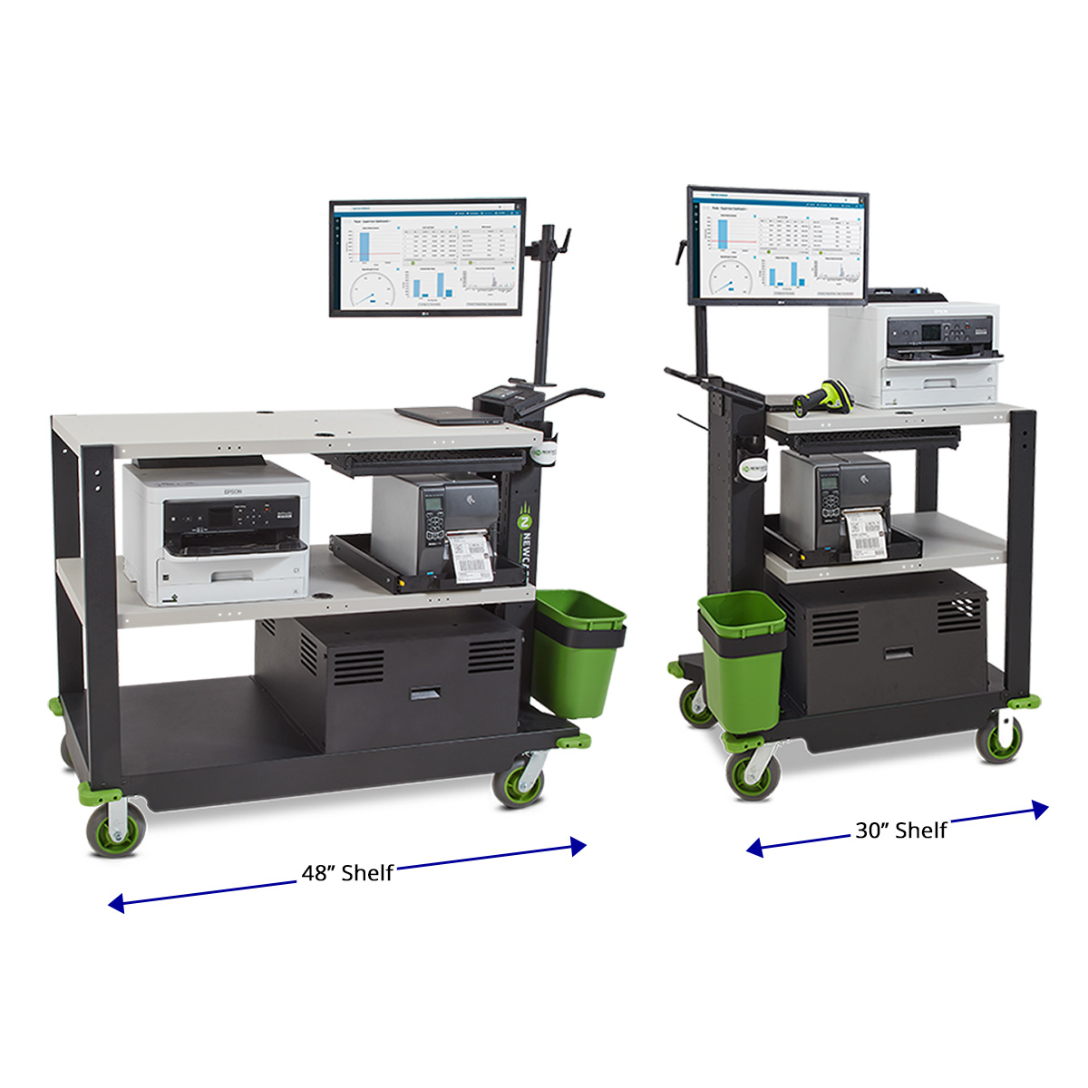 PC520 and PC554 Mobile Powered Workstations